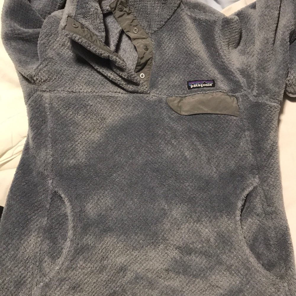 Women’s Gray Patagonia Snap-T Pullover